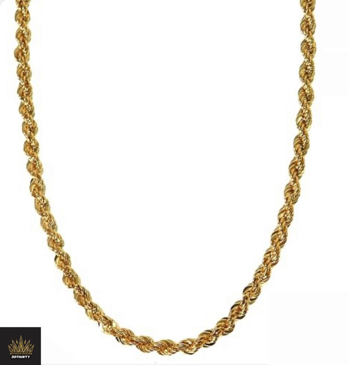 YELLOW GOLD ROPE CHAIN